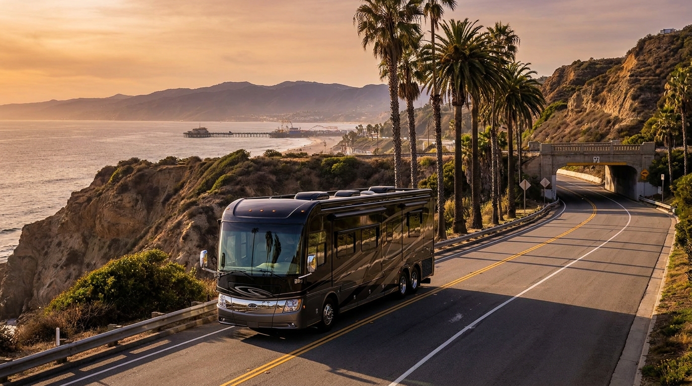 Luxury RV Driving in Los Angeles - Scenic Routes 2026